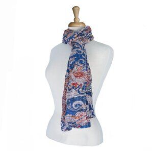 Taj Hotel Home Decor Kantha Cotton Scarve | 1-Piece | Multicolor | 18"x72"